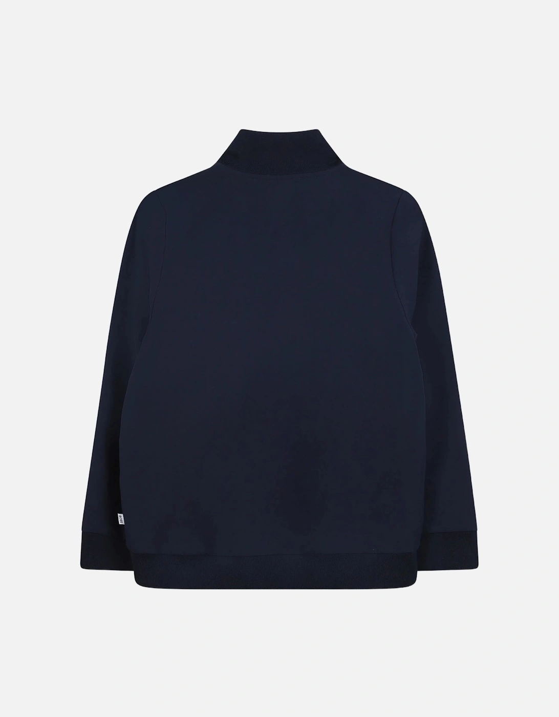 Kids Zip Up Cardigan Navy