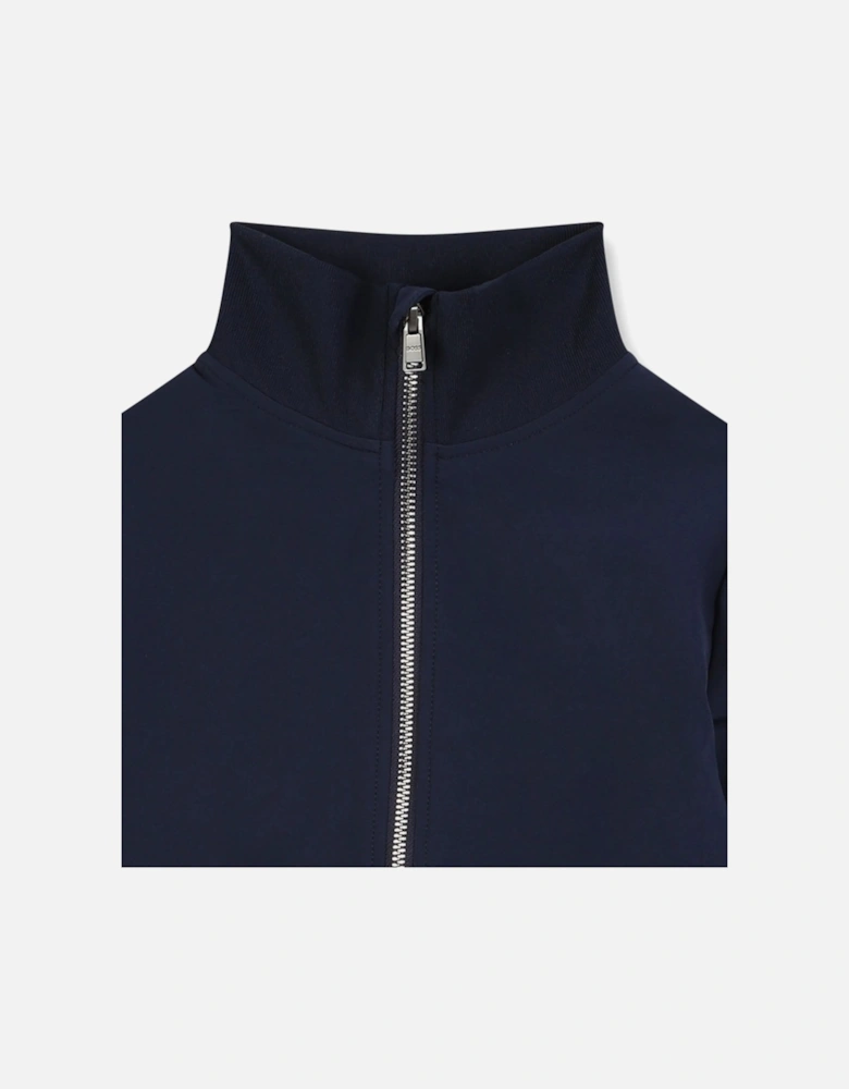 Kids Zip Up Cardigan Navy