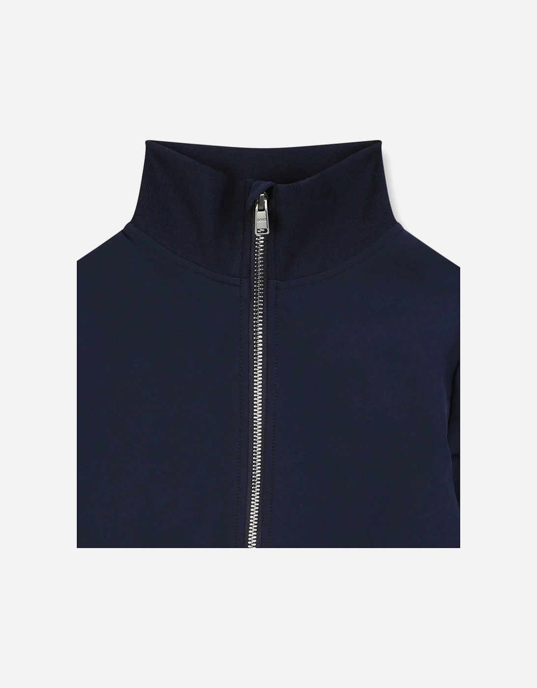 Kids Zip Up Cardigan Navy