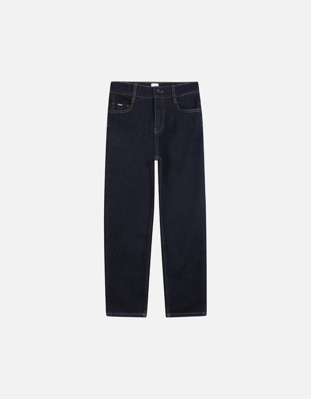 Kids 5 Pocket Jeans Blue, 4 of 3