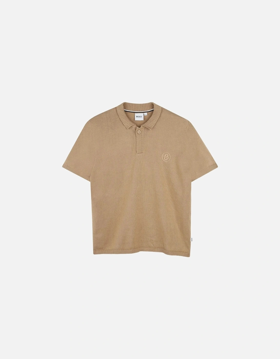 Kids Branded Polo Shirt Beige, 4 of 3