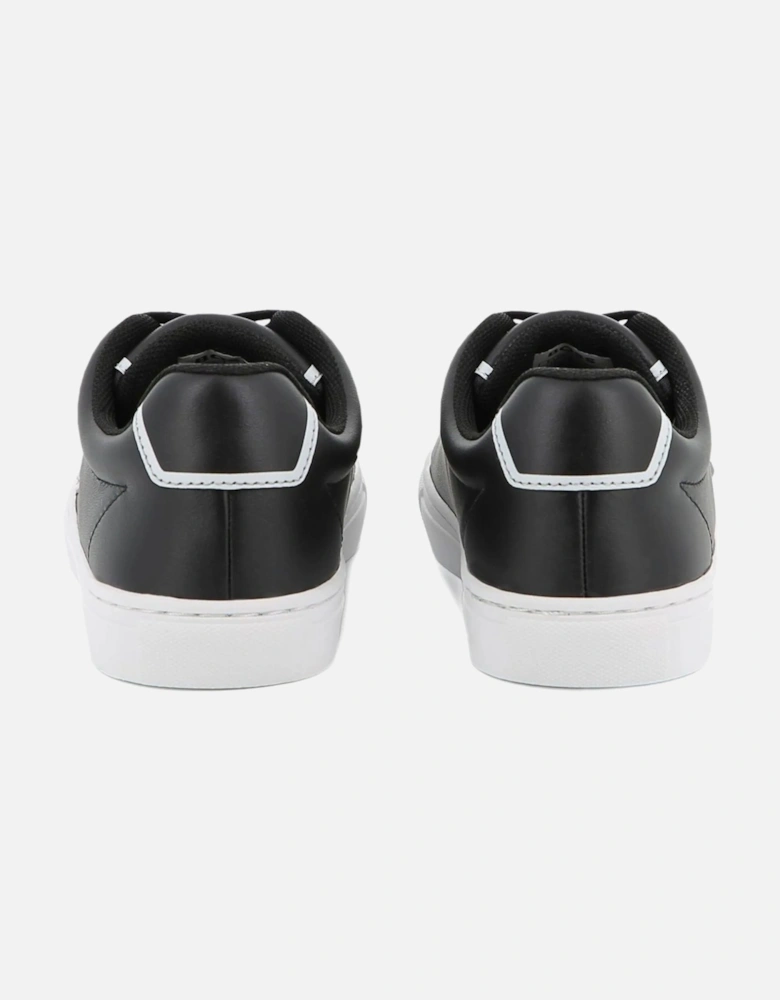 Kids Leather Sneakers Black