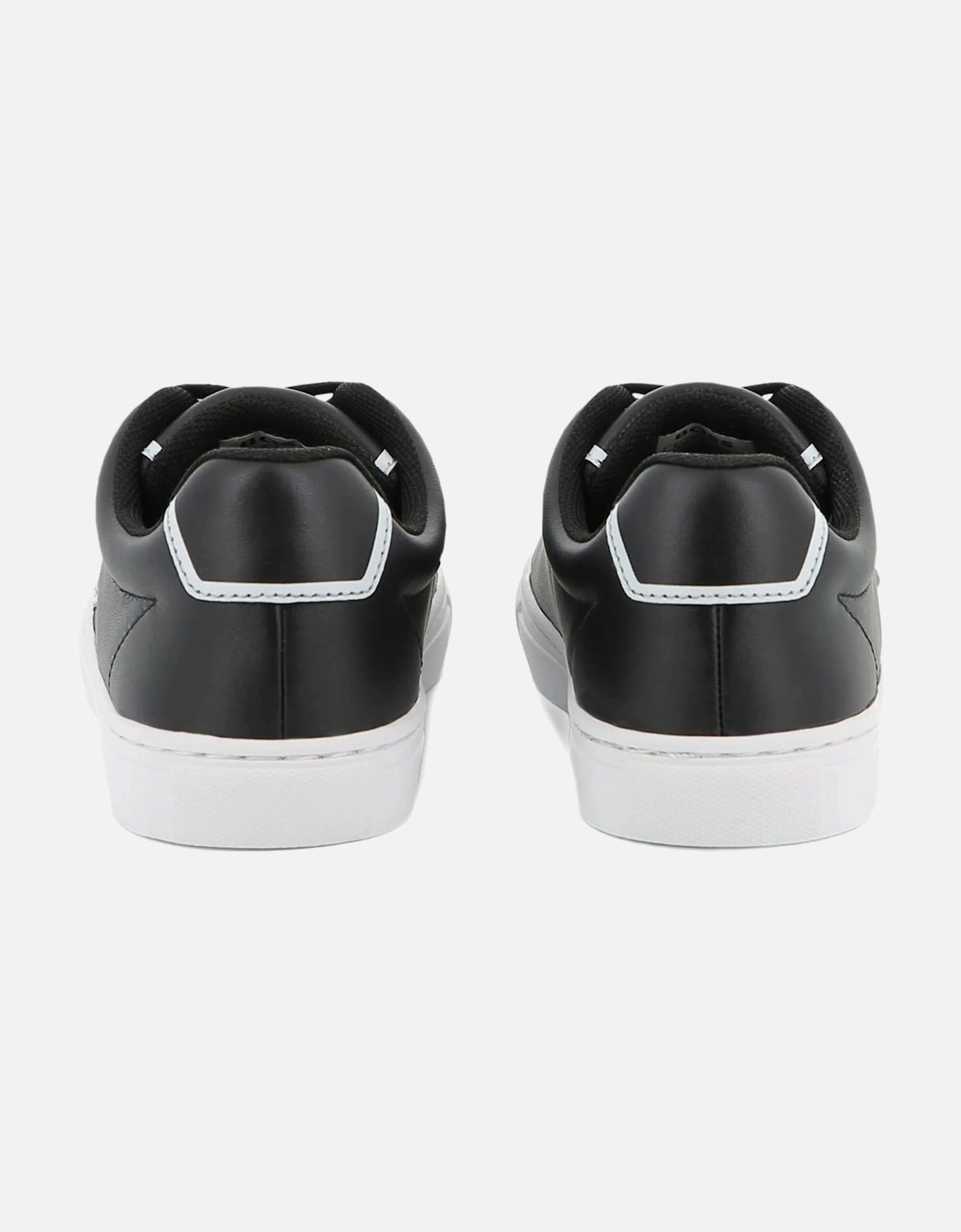 Kids Leather Sneakers Black