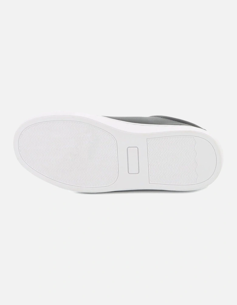 Kids Leather Sneakers Black