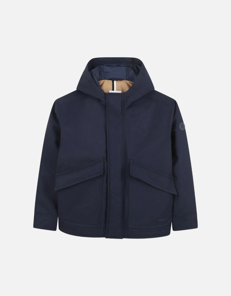KIDS DOWN HOODED JACKET