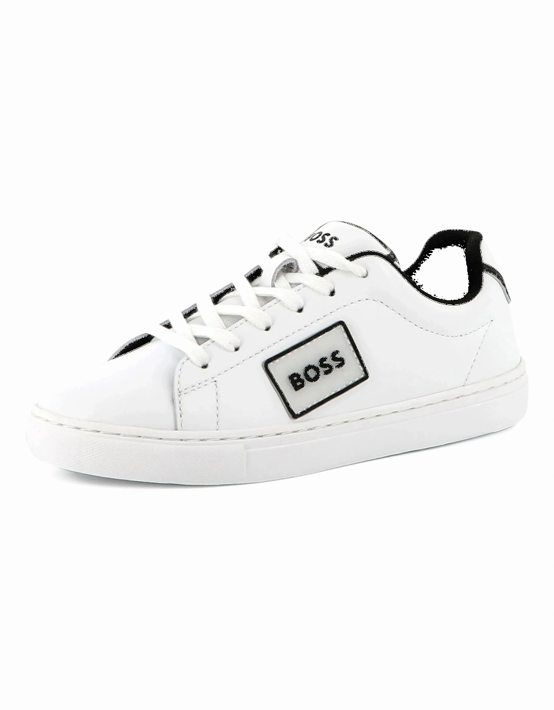 Kids Leather Sneakers White