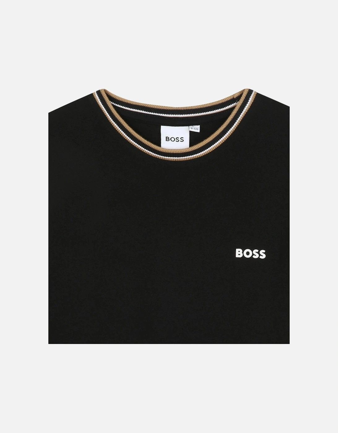 Kids Trim Logo T-shirt Black