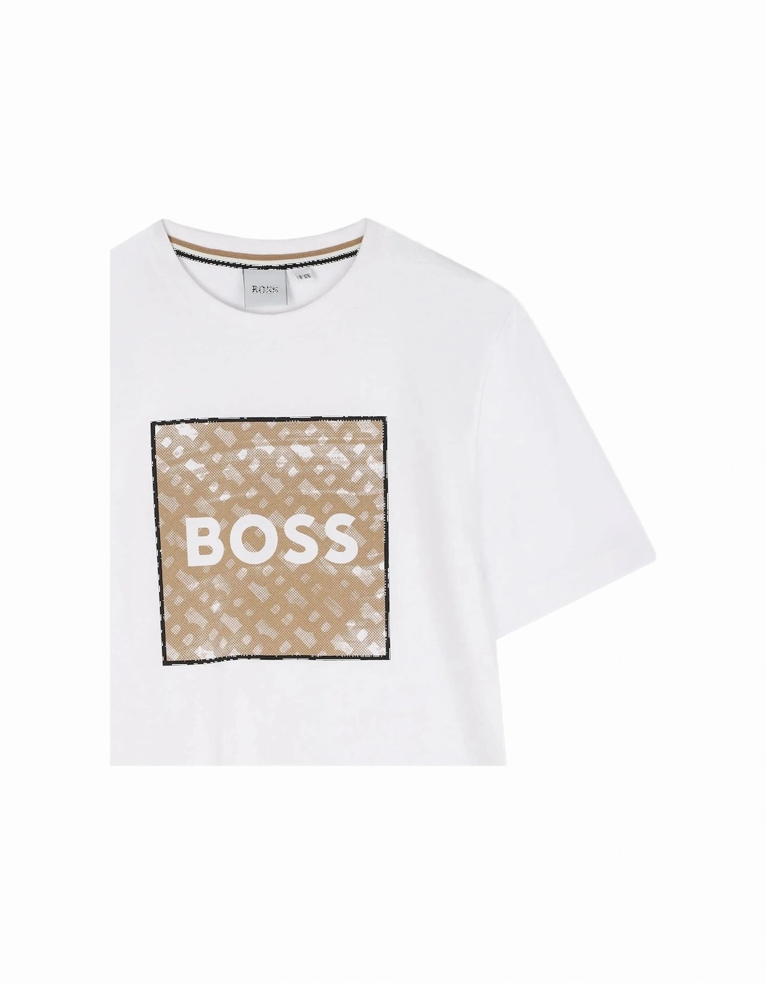 Kids Square Logo T-shirt White