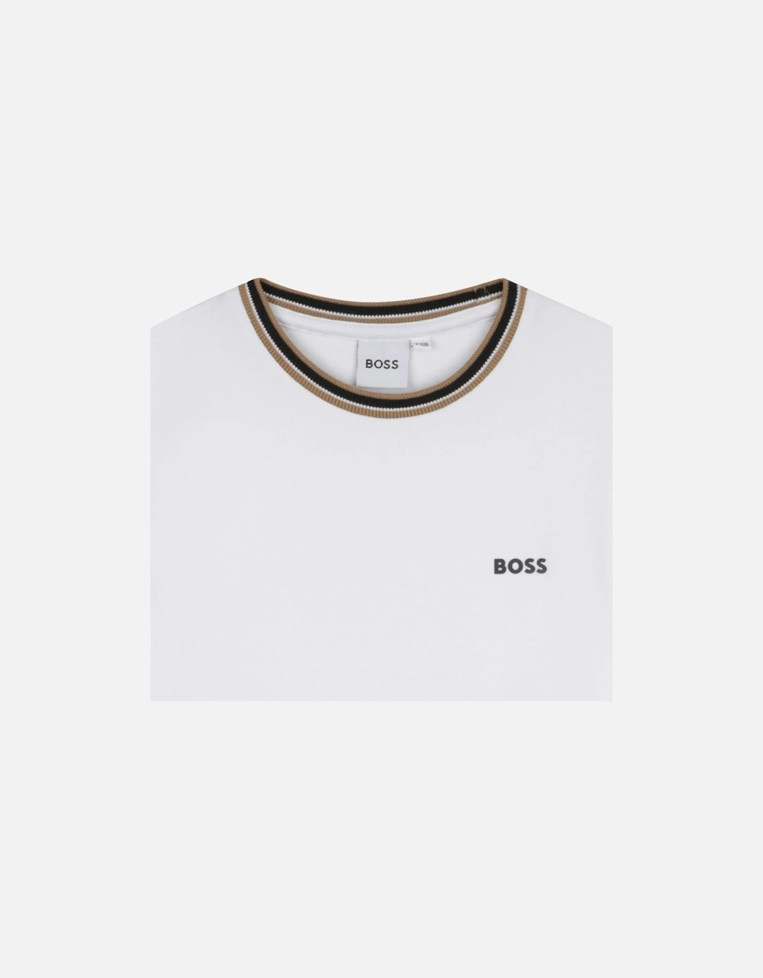 Kids Trim Logo T-shirt White