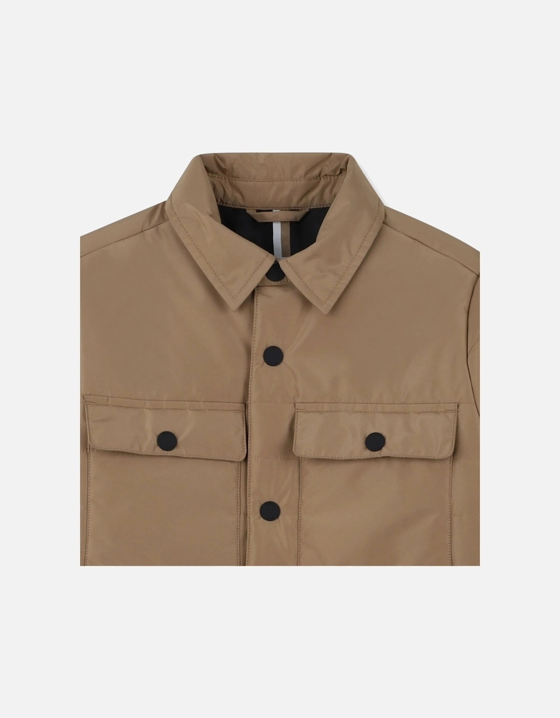 Kids Padded Down Jacket Beige