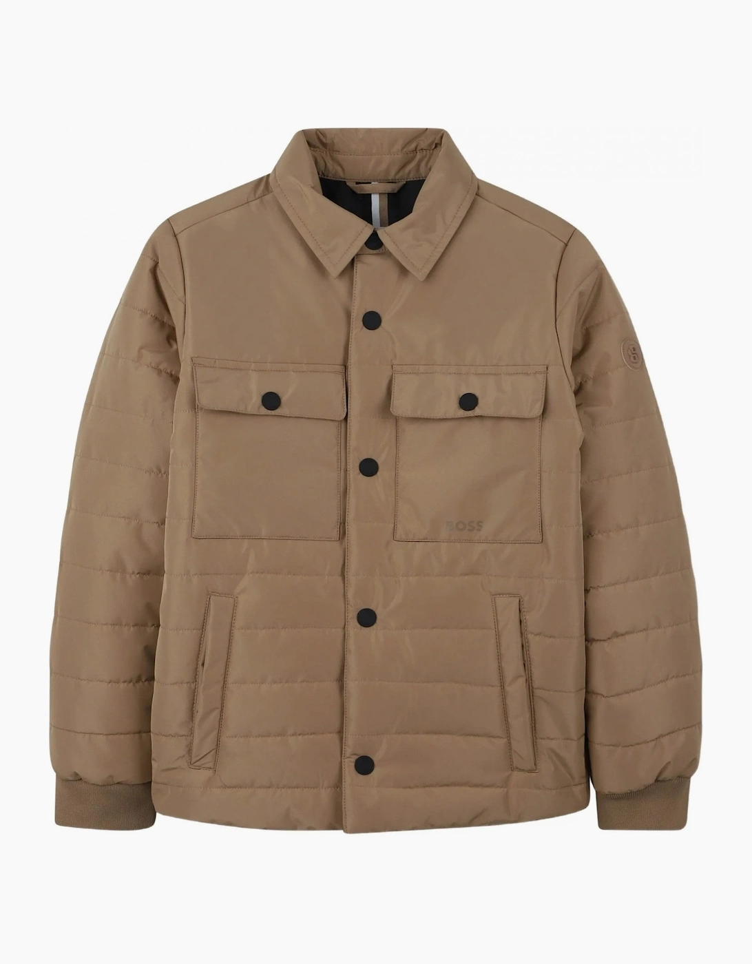 Boss Hugo Boss Kids Padded Down Jacket Beige - Cream