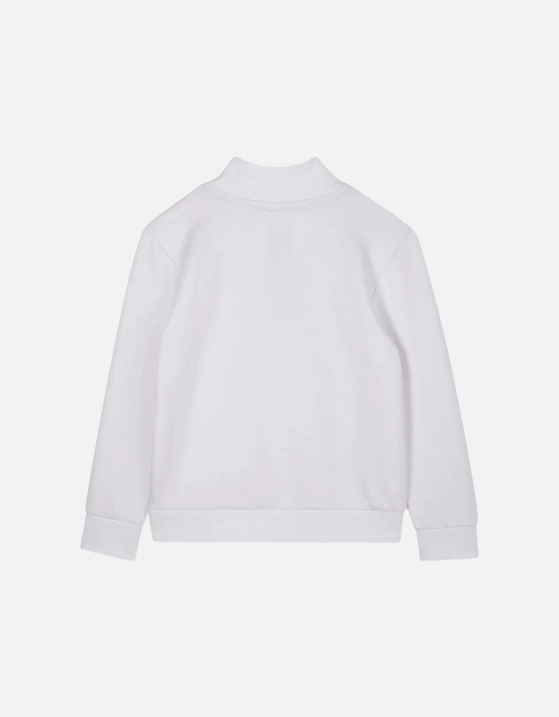 Kids 1/4 Zip Sweatshirt White