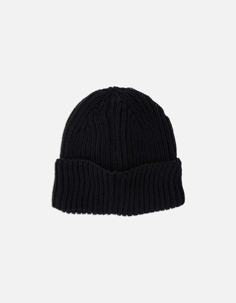 Single Lens Merino Wool Beanie Black