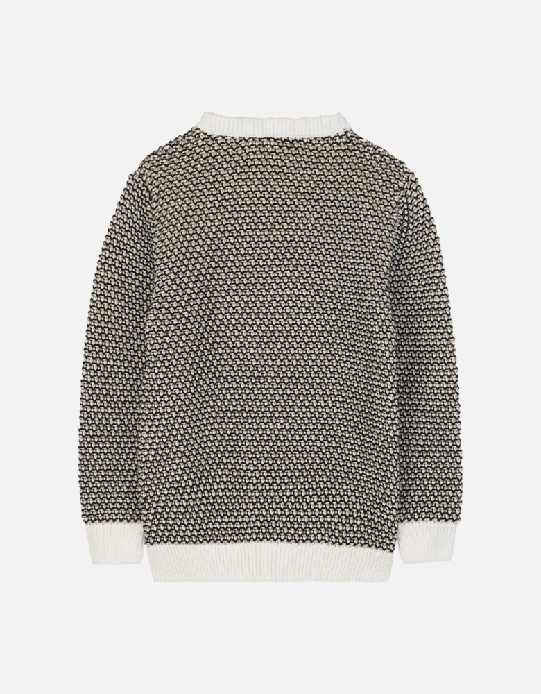 Kids Branded Sweater Brown