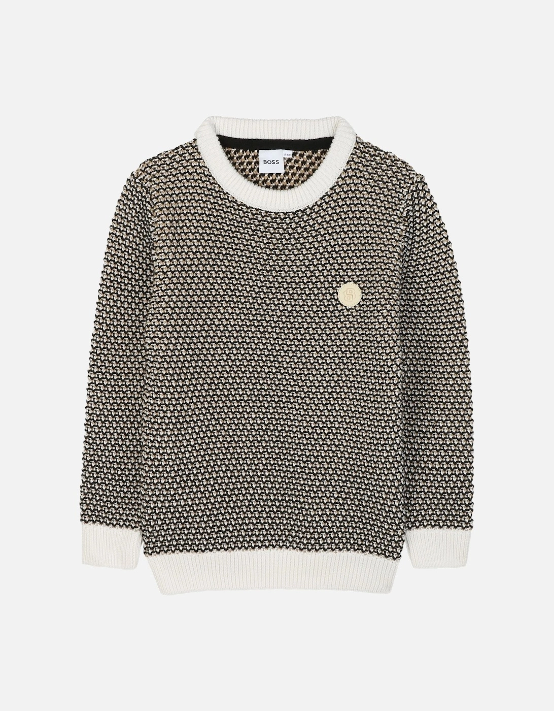 Kids Branded Sweater Brown, 4 of 3