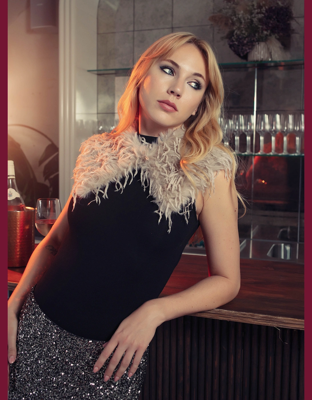 Bergdorf Collar In Latte