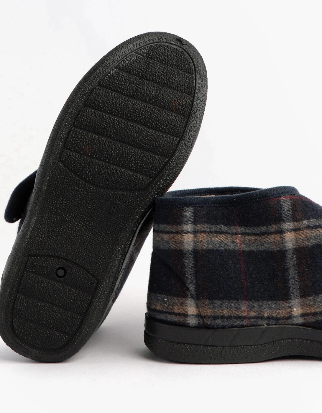 Jo & Joe CECIL Mens Bootie Slippers Navy