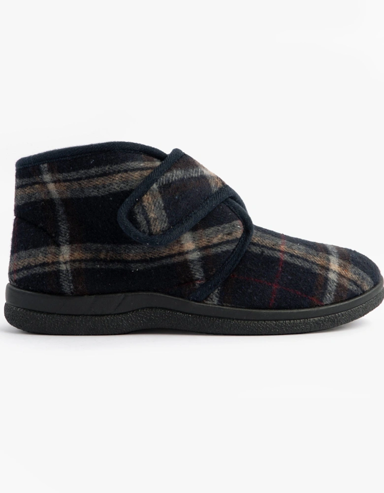 Jo & Joe CECIL Mens Bootie Slippers Navy