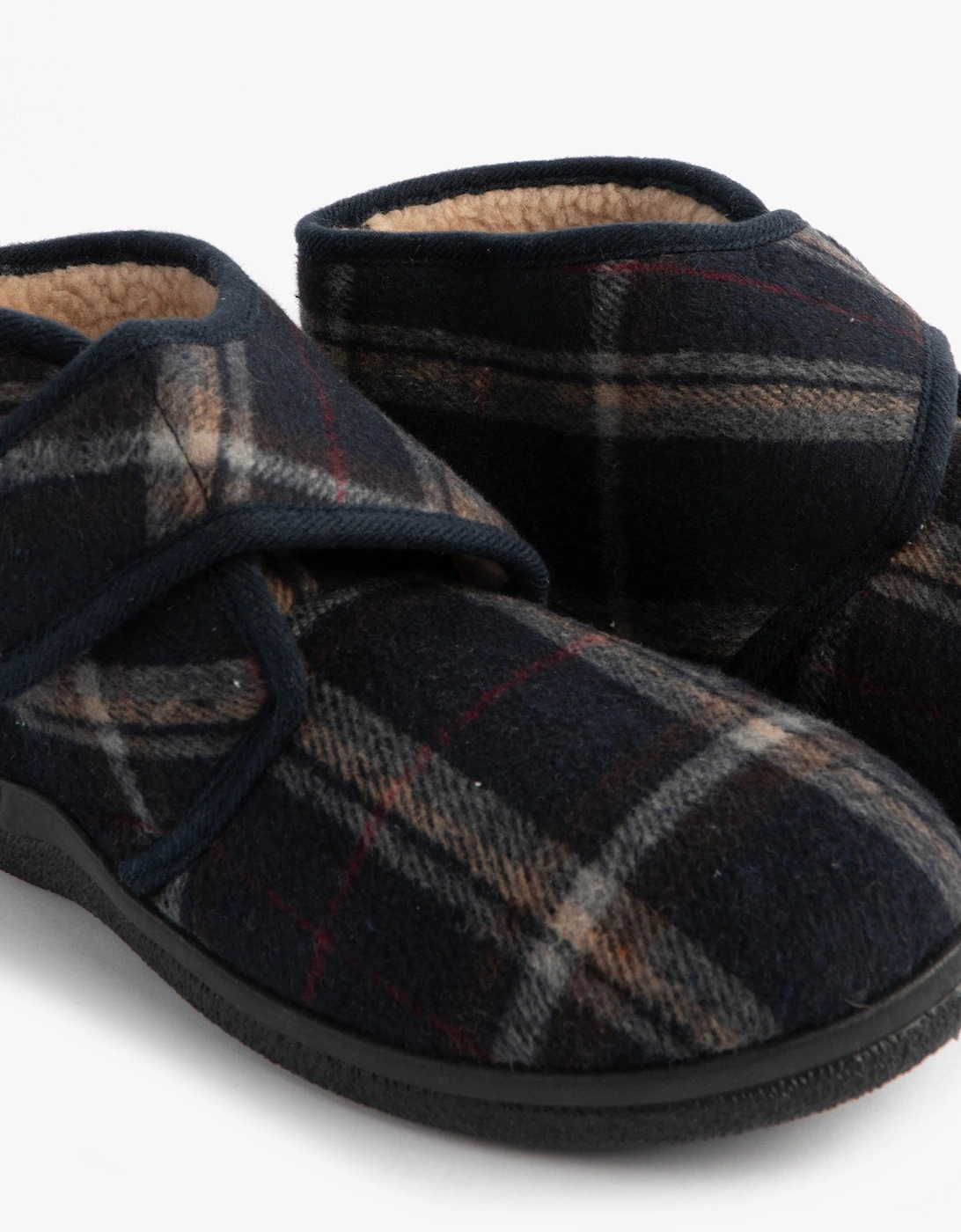 Jo & Joe CECIL Mens Bootie Slippers Navy