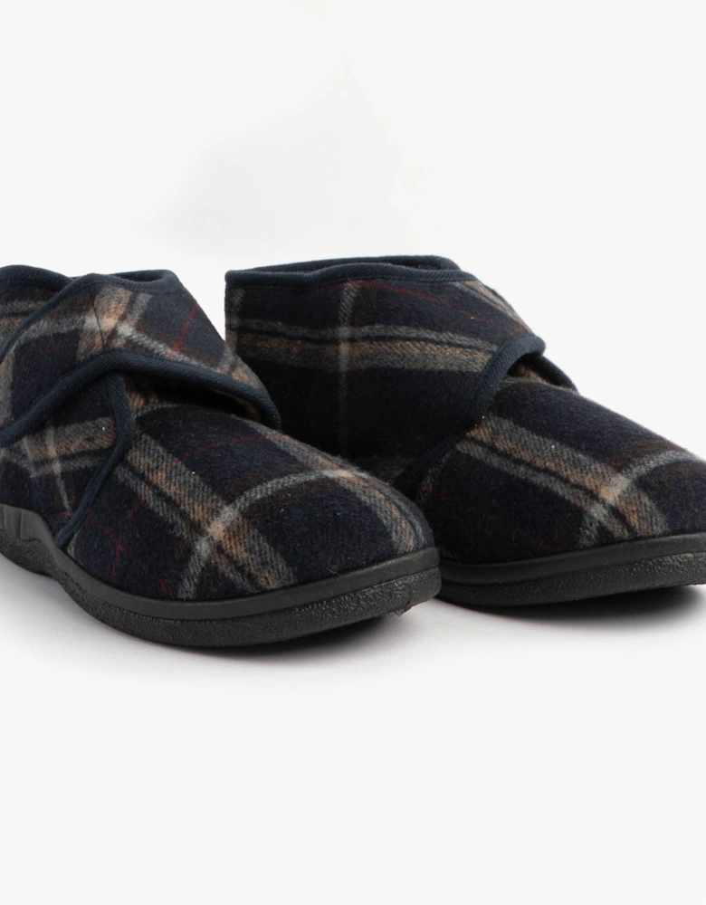 Jo & Joe CECIL Mens Bootie Slippers Navy
