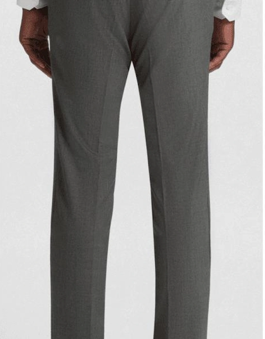 P-Genius Slim Fit Grey Suit Trousers