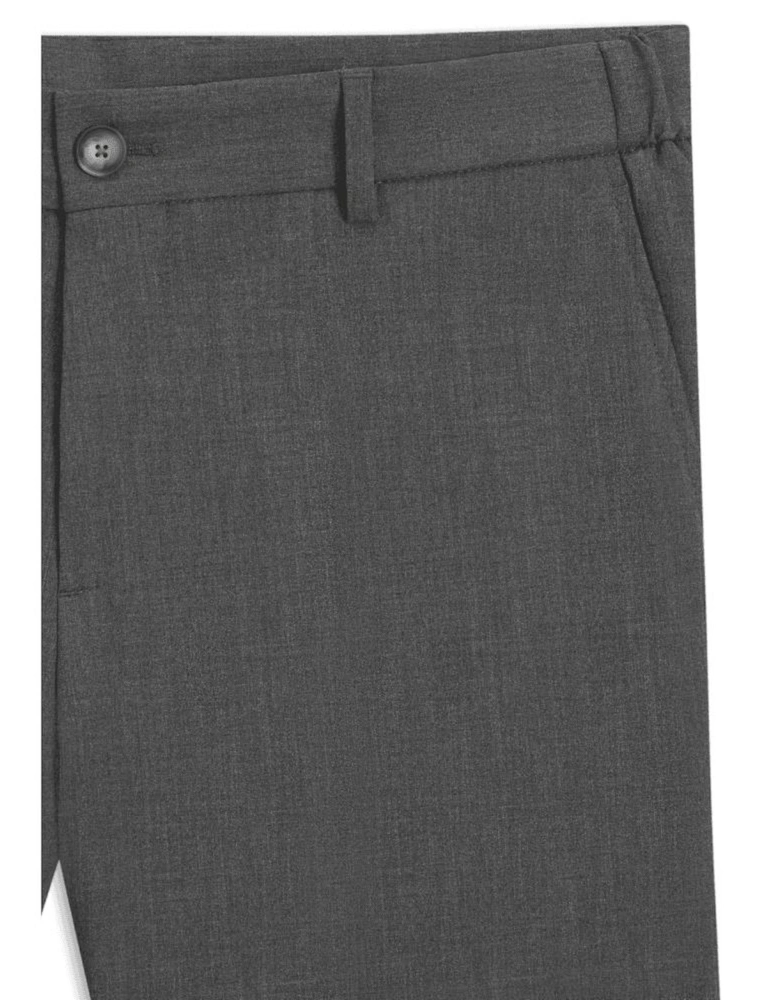 P-Genius Slim Fit Grey Suit Trousers