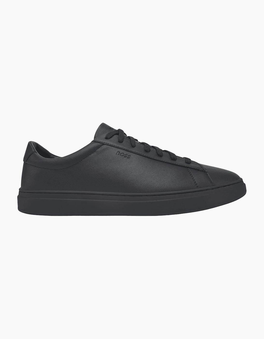 Hugo Boss Men's Keiran_Tenn Triple Black Low Top Trainer - Size: 8