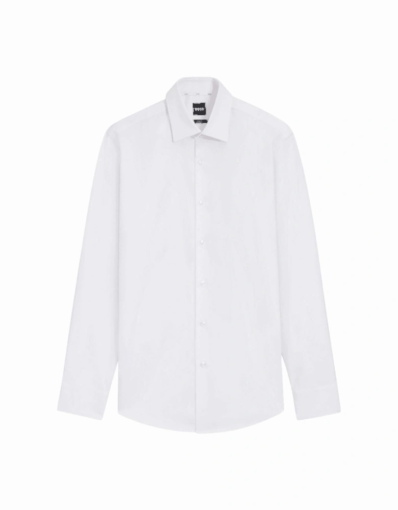 H-Hank Slim Fit Easy Iron White Shirt