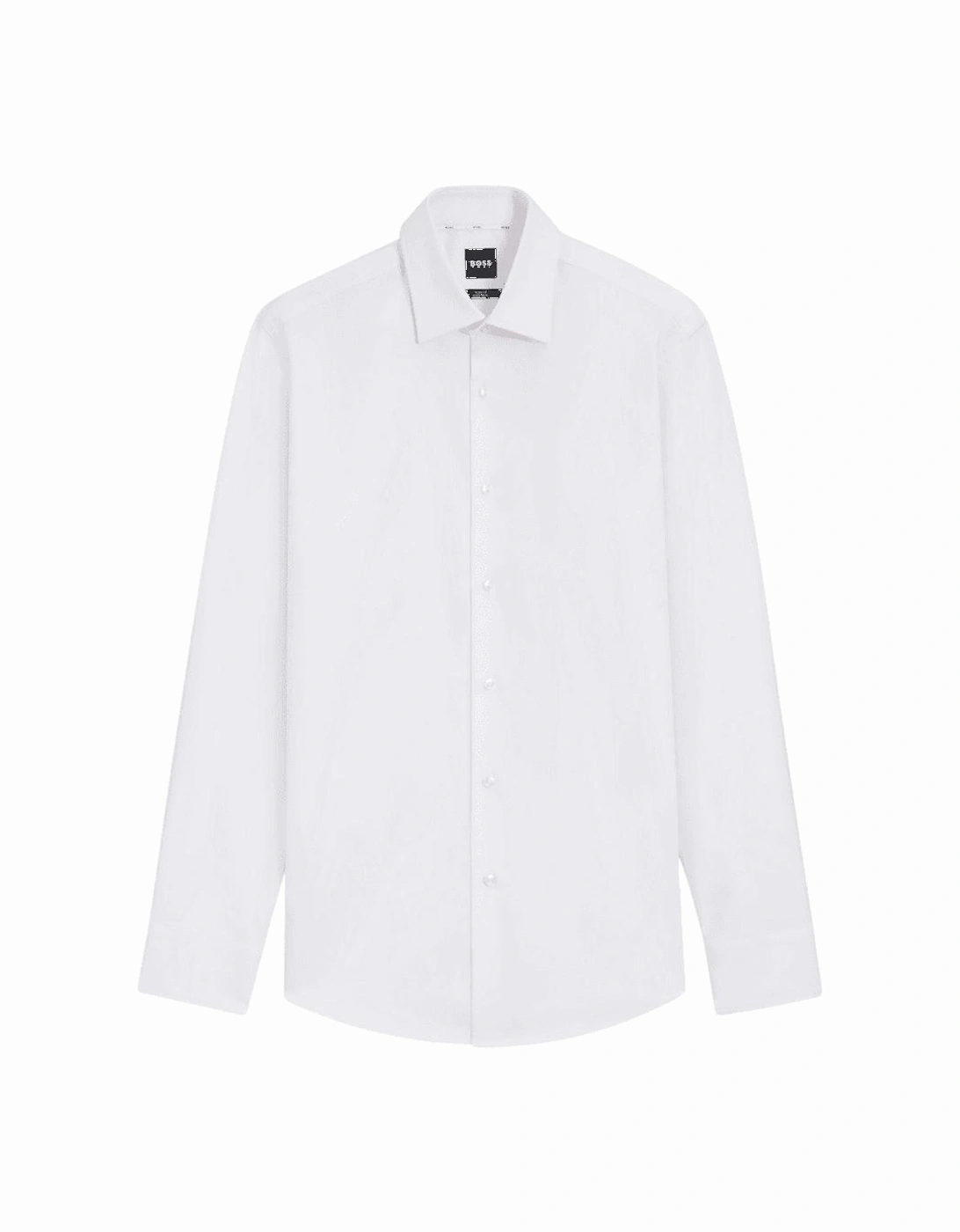 H-Hank Slim Fit Easy Iron White Shirt, 4 of 3