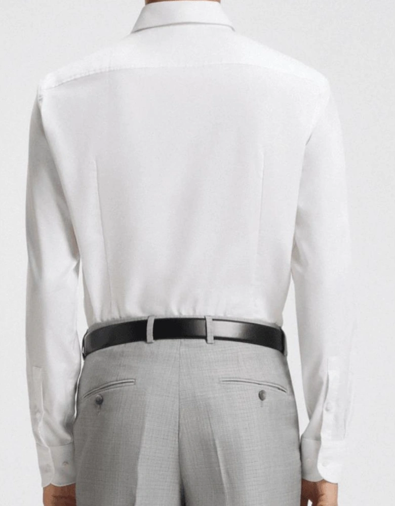 H-Hank Slim Fit Easy Iron White Shirt