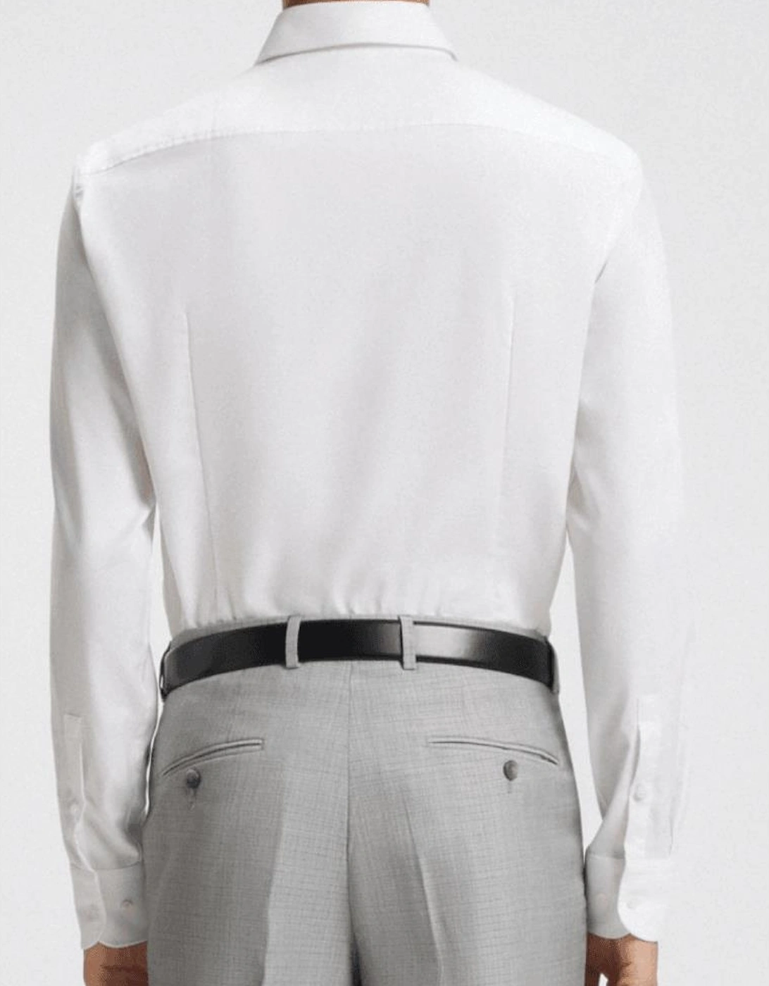 H-Hank Slim Fit Easy Iron White Shirt