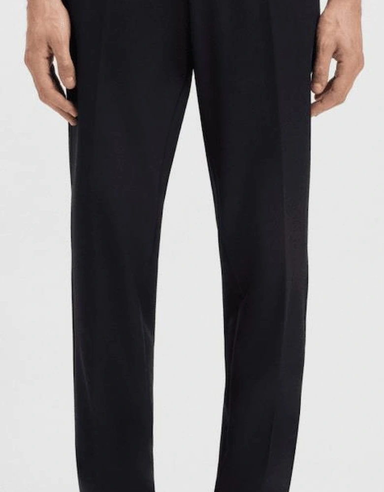 P-Genius Slim Fit Navy Suit Trousers