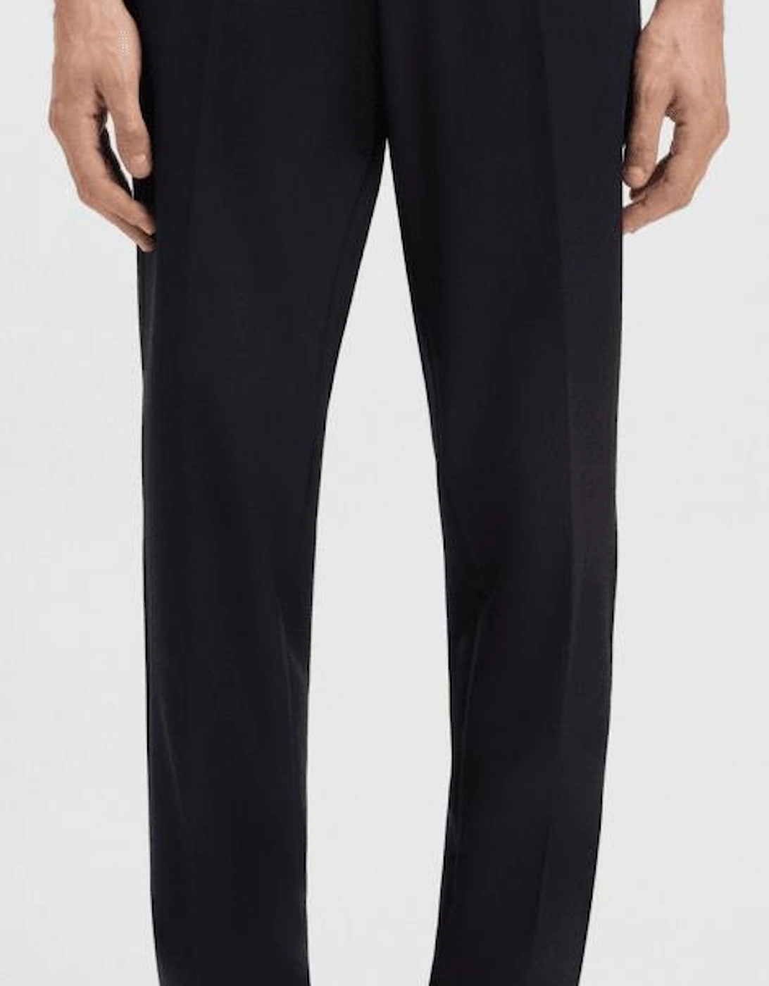 P-Genius Slim Fit Navy Suit Trousers