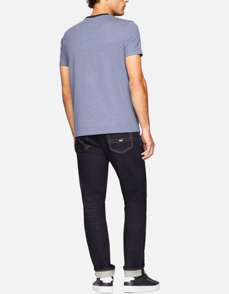 Mens T Shirts Crew Neck Signature Stripe Summer Cotton Tino Tee