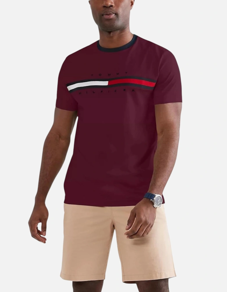 Mens T Shirts Crew Neck Signature Stripe Summer Cotton Tino Tee