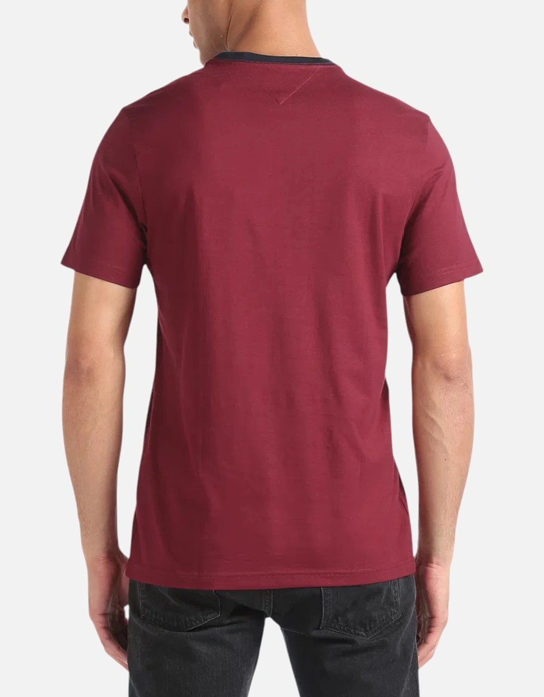 Mens T Shirts Crew Neck Signature Stripe Summer Cotton Tino Tee