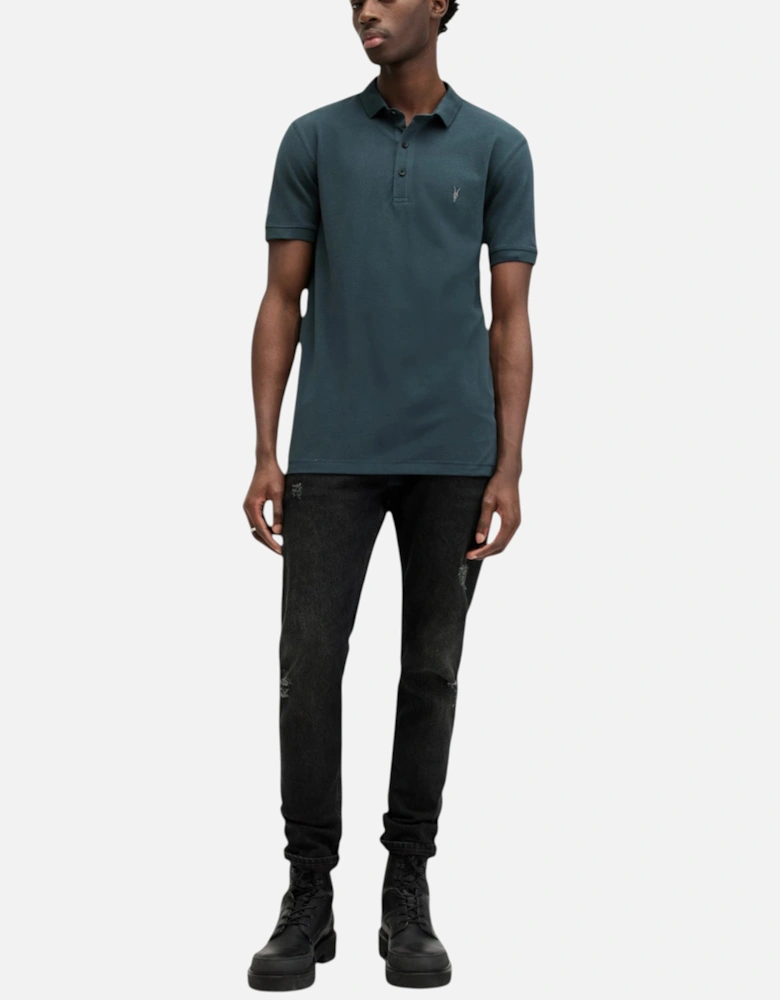 All Saints Reform Mens Polo Shirt Summer Pique Polo Casual Solid Polo T Shirts
