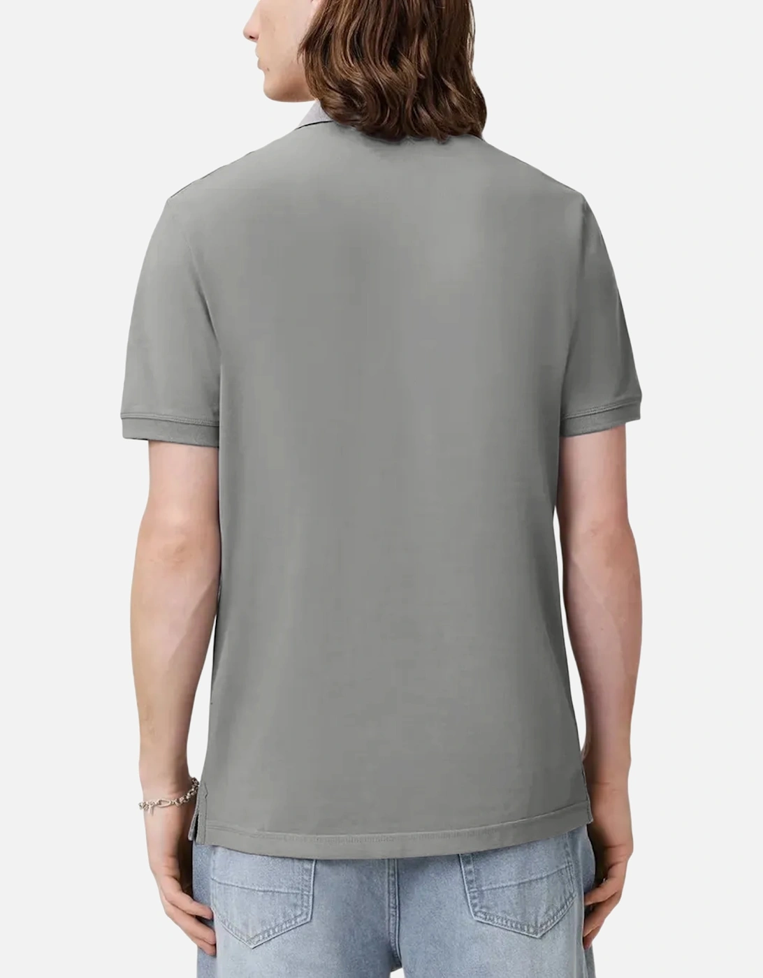All Saints Reform Mens Polo Shirt Summer Pique Polo Casual Solid Polo T Shirts