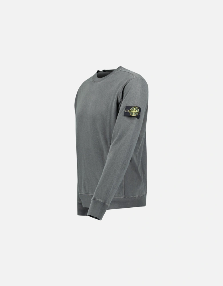 Old Effect Crewneck Sweatshirt Charcoal Grey