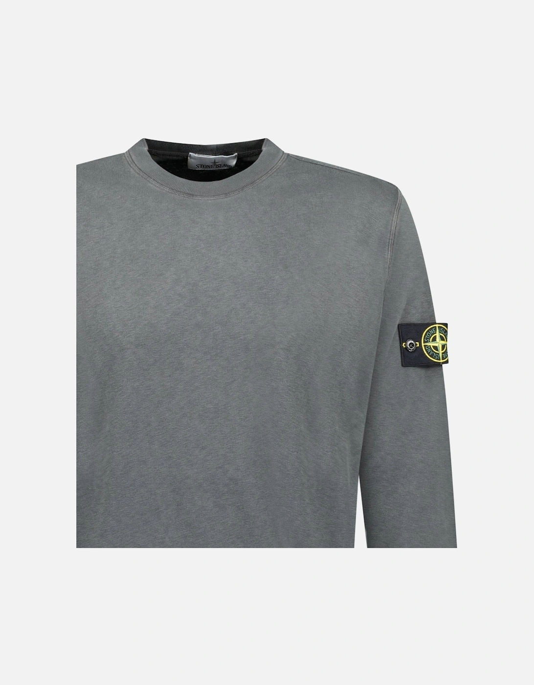 Old Effect Crewneck Sweatshirt Charcoal Grey