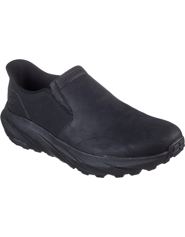 Conner Rayne Leather Men's Black Loafers