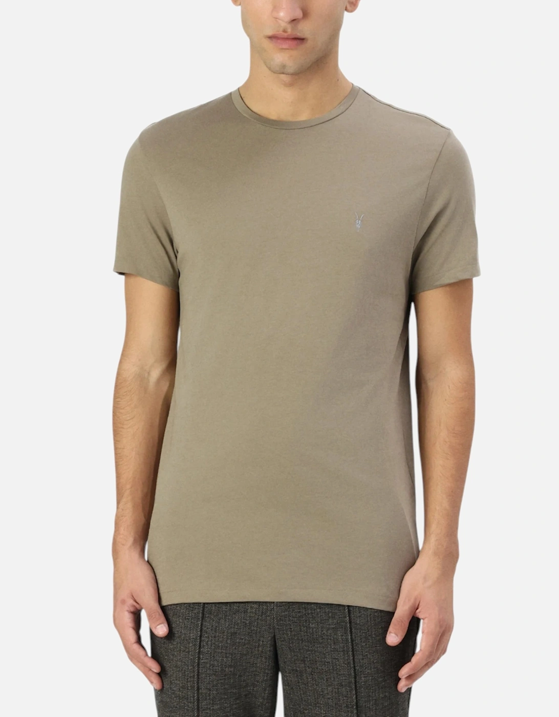 All Saints Mens T Shirts Crew Neck Slim Short Sleeve Casual Summer Cotton Tee, 7 of 6