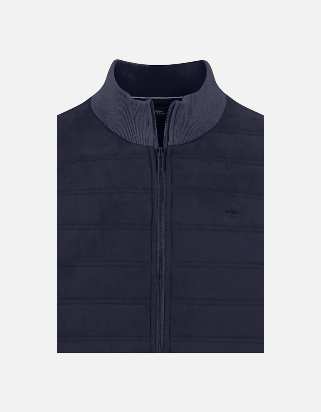 Fynch-Hatton Full-Zip Knitwear Navy