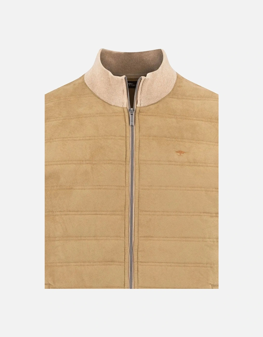 Fynch-Hatton Full-Zip Knitwear Taupe