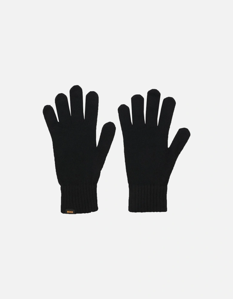 Boss Orange Kalipso Knitted Hat and Gloves Set Black