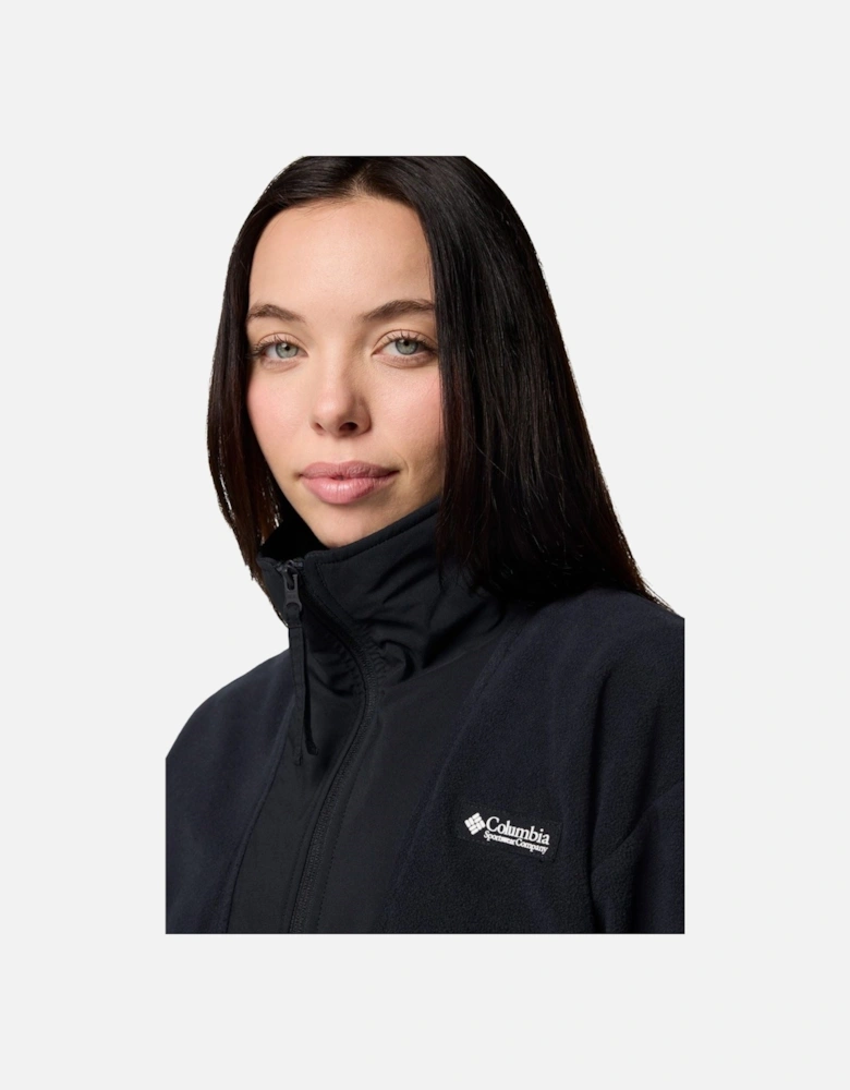 Sequoia Grove 1/2 Zip Fleece Polyester Women's Black Pullover