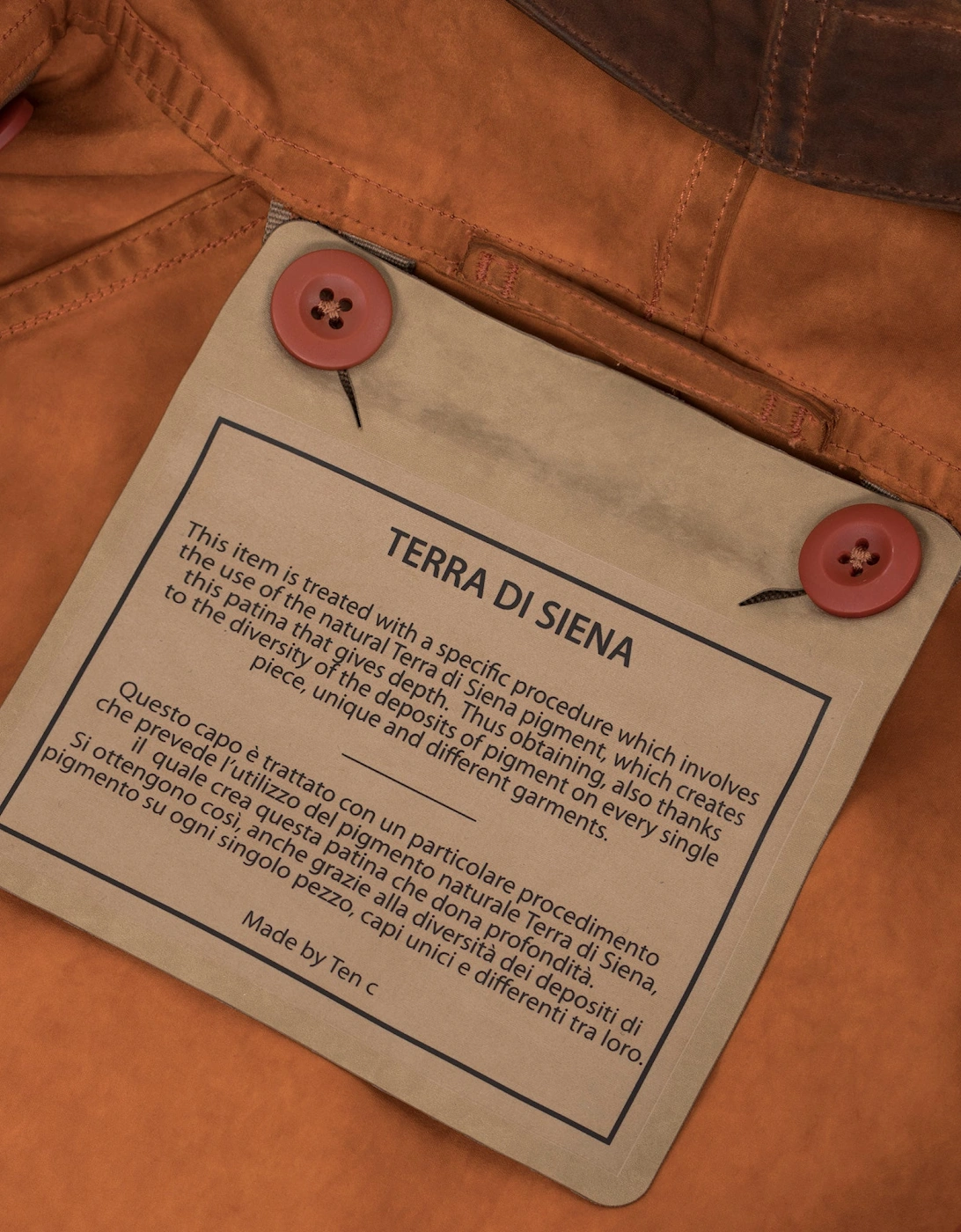 Anorak Terra Di Siena Jacket