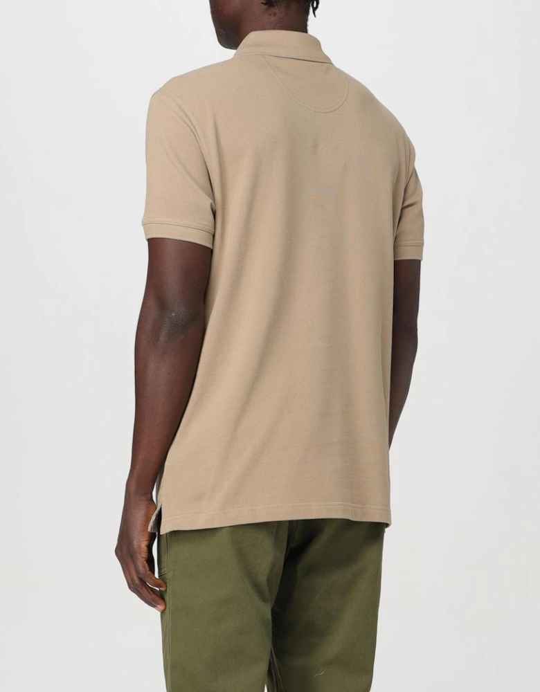 Classic Fit Short Sleeve Polo Shirt with Button Closure