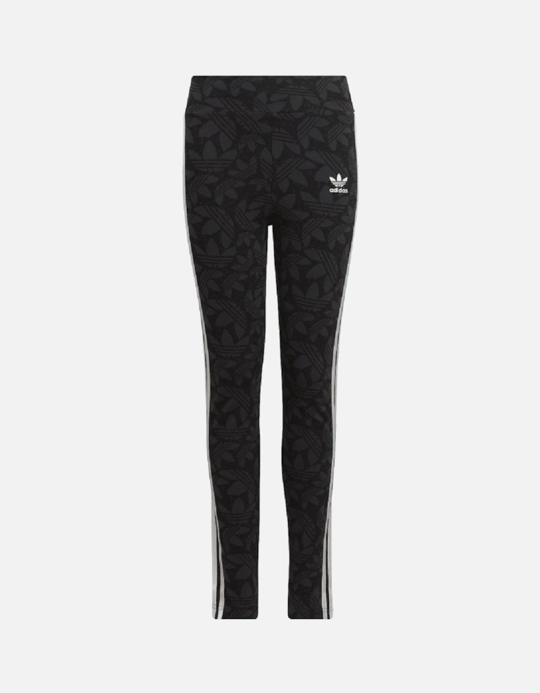 Girls High-Waisted Allover print Leggings