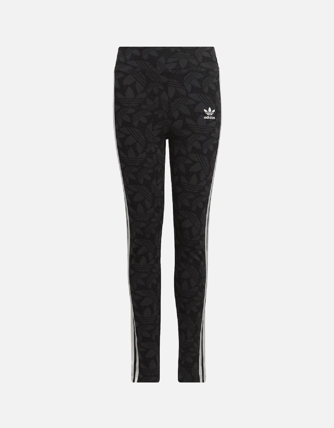 Girls High-Waisted Allover print Leggings, 7 of 6